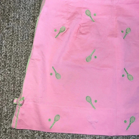 LILLY PULITZER PINK AND GREEN TENNIS SKIRT SIZE 14 - Picture 3 of 10